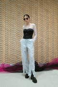 Polka-dots Gathered Pants