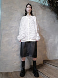 Eco-Leather Box-Shape Skirt