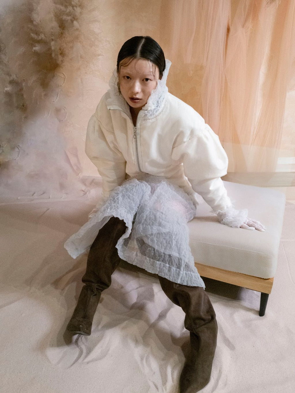 Structured Padded Blouson