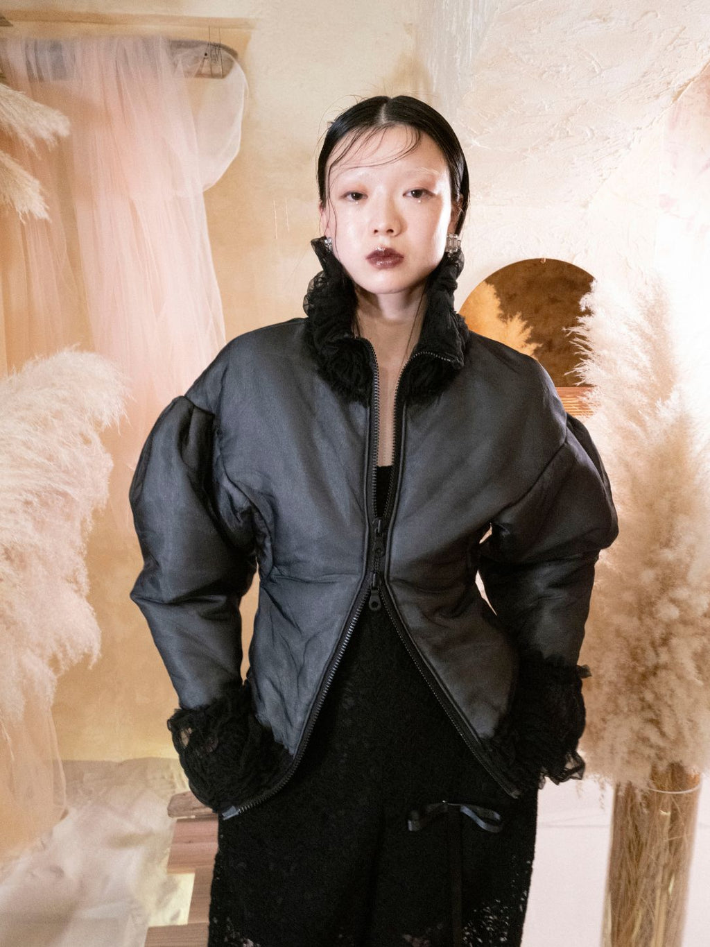 Structured Padded Blouson