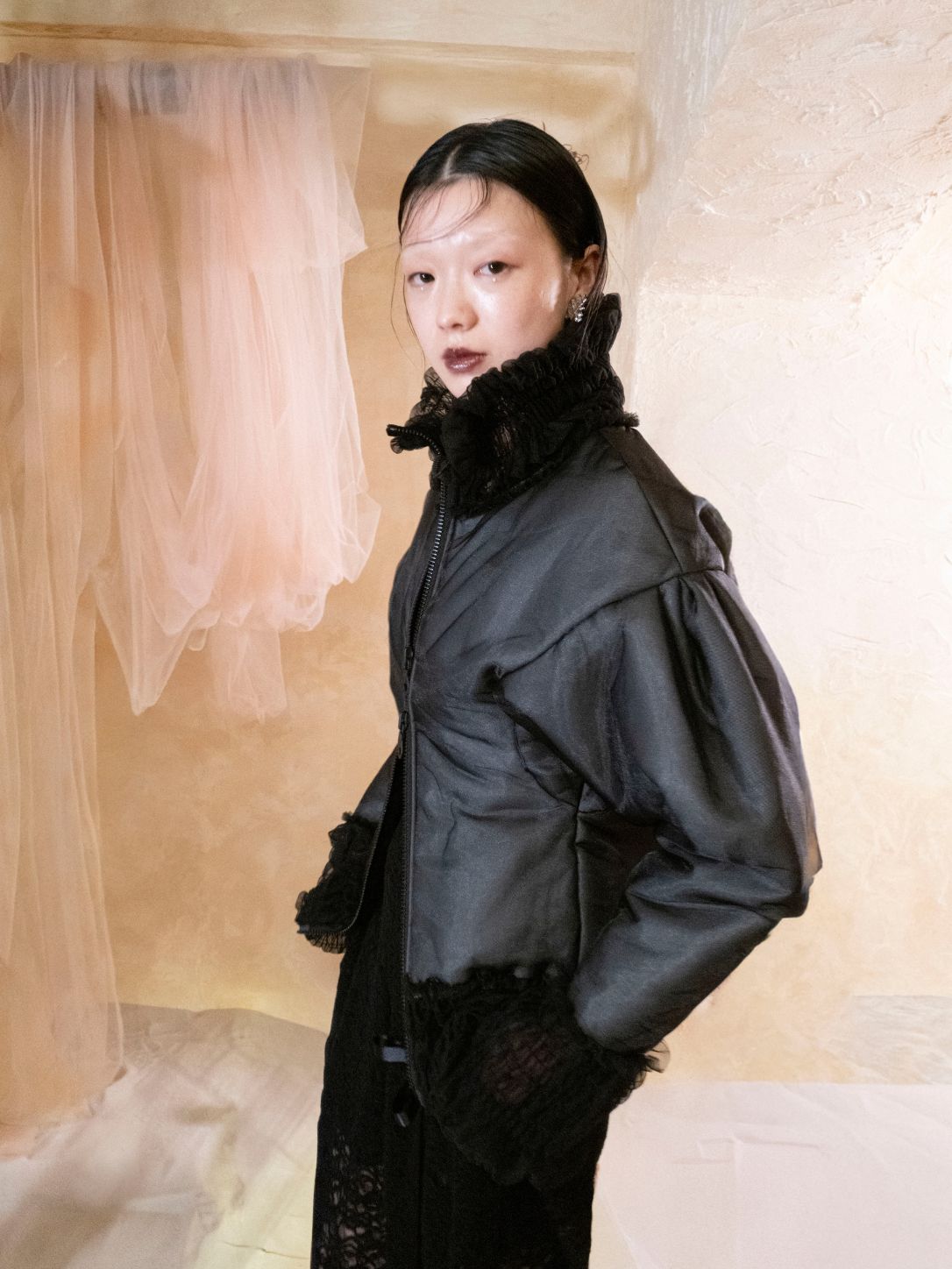 Structured Padded Blouson