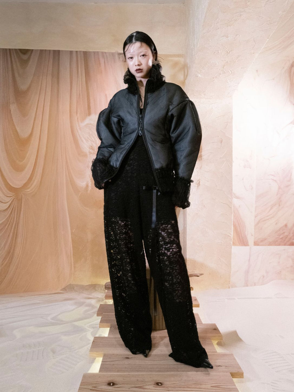 Structured Padded Blouson