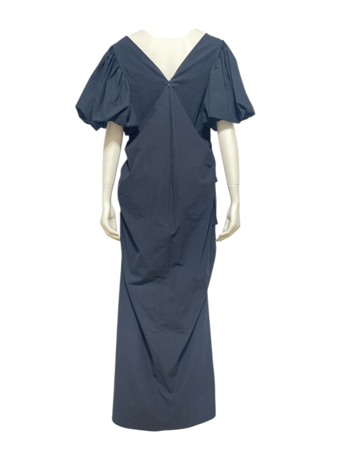 Side Slit Puff-Sleeve Dress