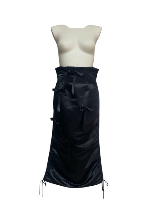 Satin Bow Skirt