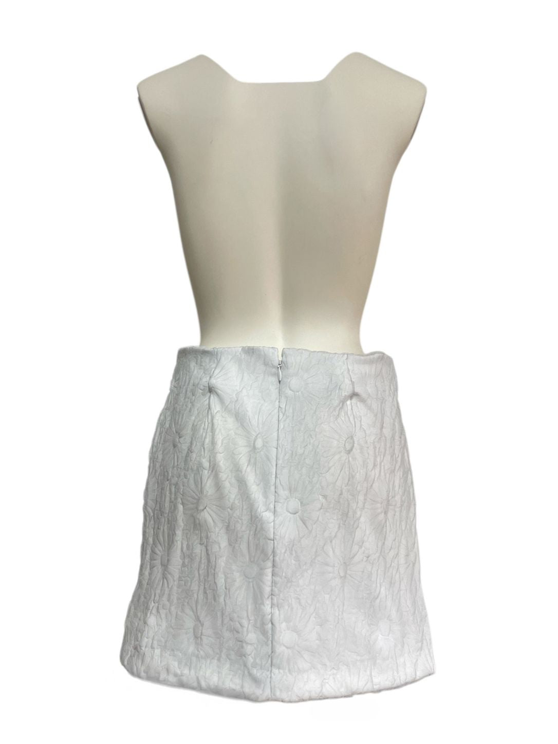 Flower Shrink Mini Skirt