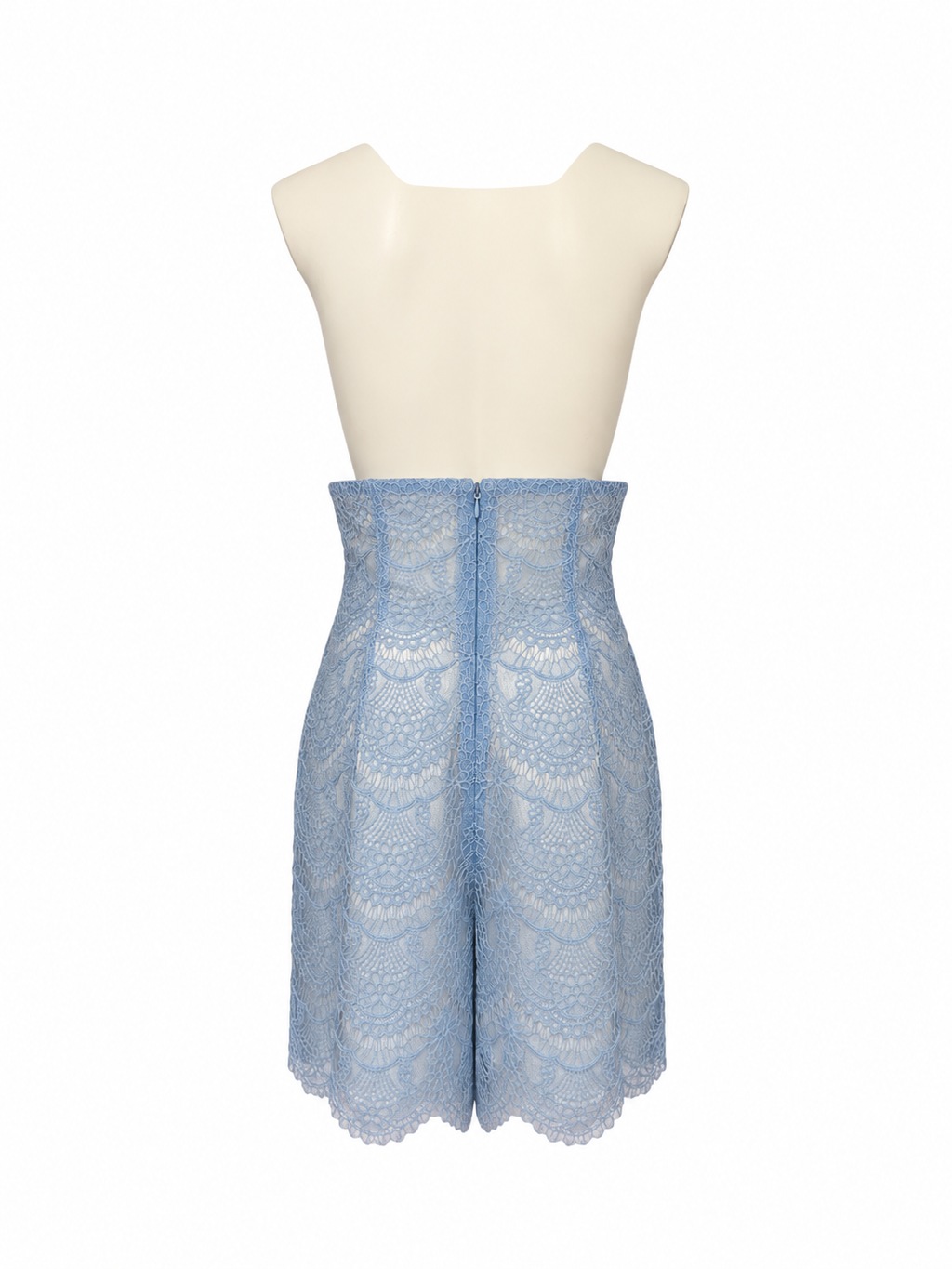 Scalloped Floral Lace Shorts