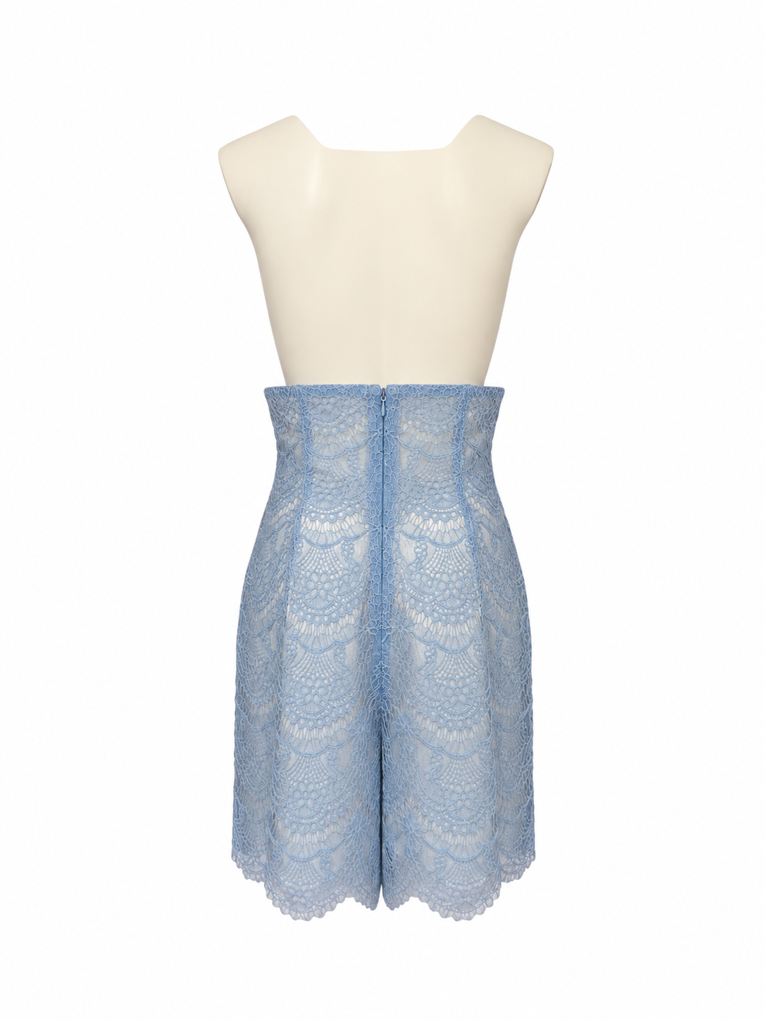 Scalloped Floral Lace Shorts