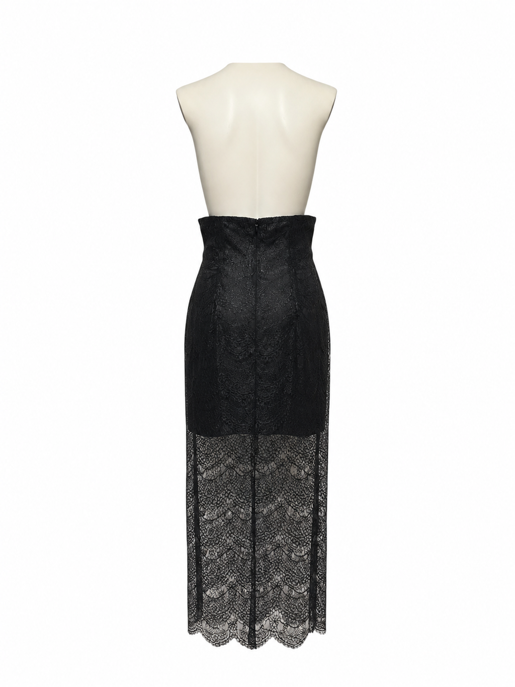 Scalloped Floral Lace Skirt