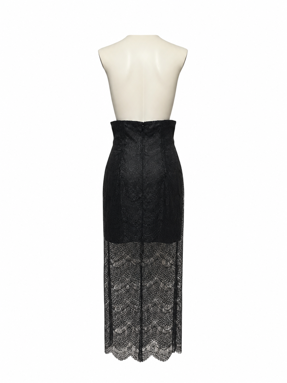 Scalloped Floral Lace Skirt