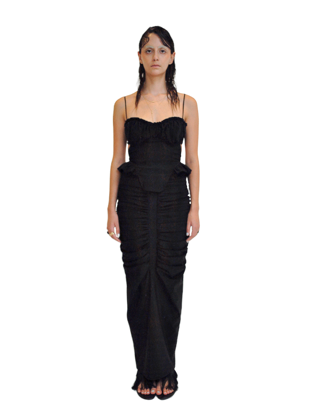 【Pre-Order】Curved Stretch Bustier（BLK）