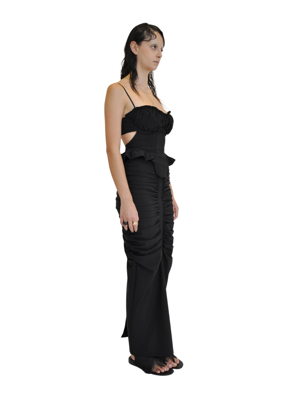【Pre-Order】Curved Stretch Bustier（BLK）