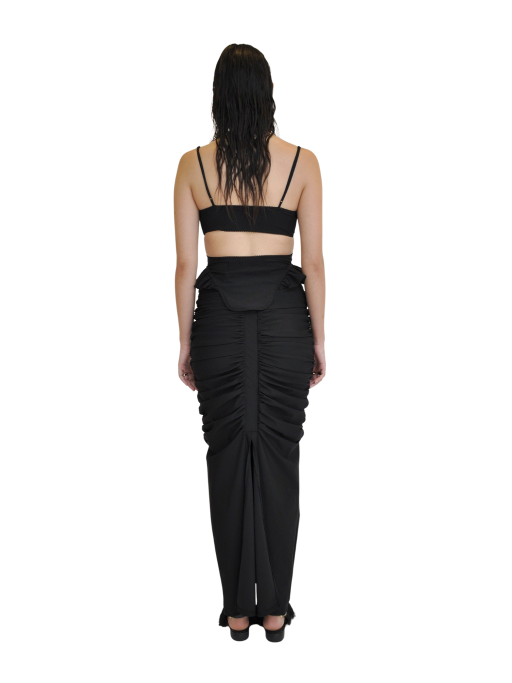 【Pre-Order】Curved Stretch Bustier（BLK）