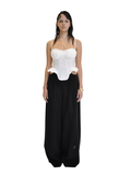 【Pre-Order】Curved Stretch Bustier（WHT）