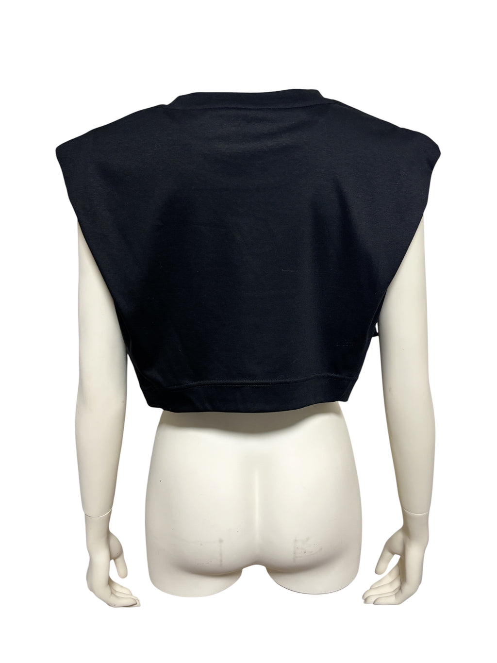 【Pre-Ordar】Curved Sleeveless T-Shirt（BLK）