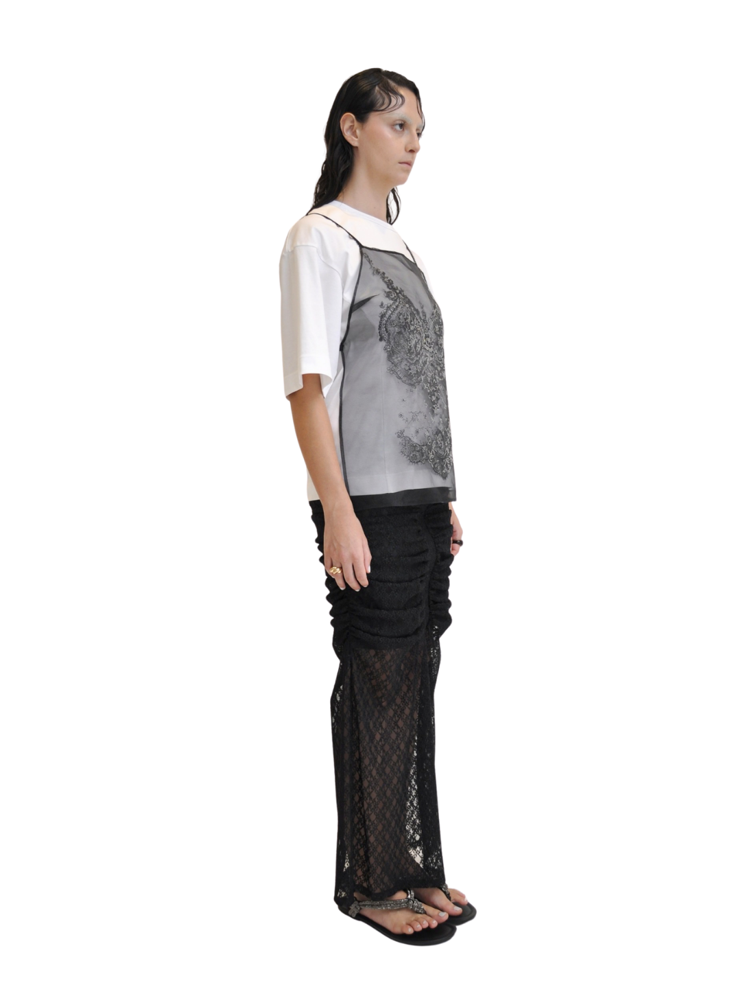 【Pre-Order】Lace Scan Overlay（BLK）