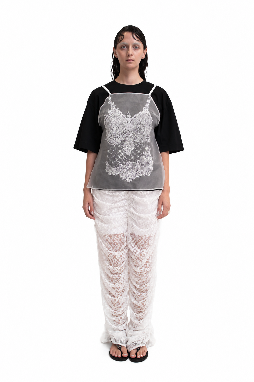 【Pre-Order】Lace Scan Overlay（WHT）