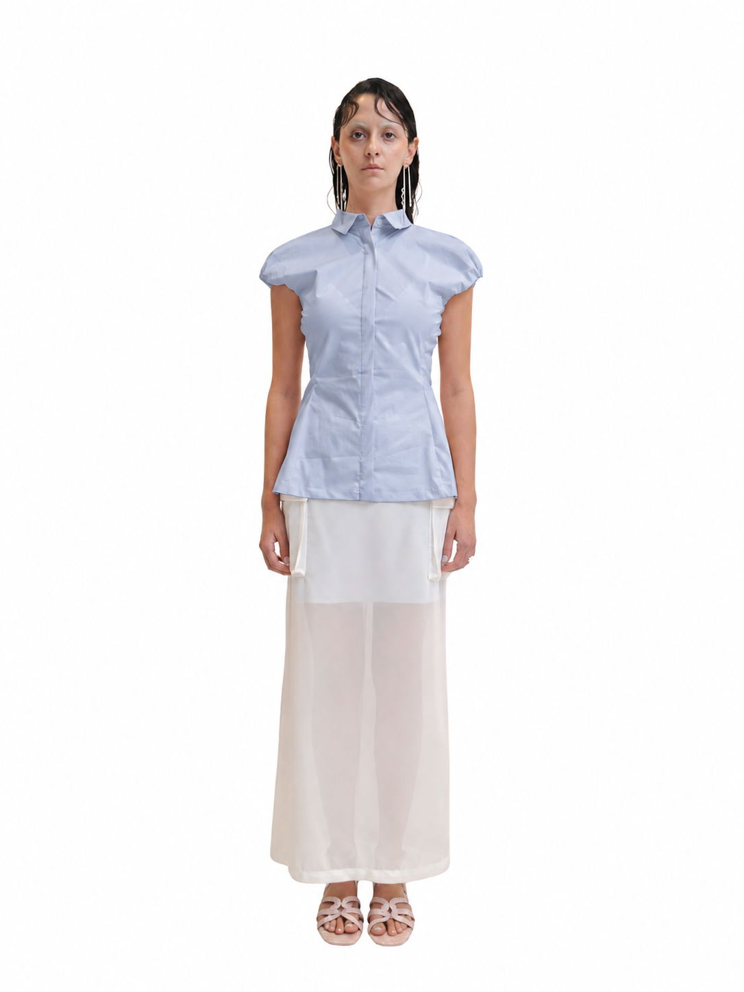 【Pre-Order】Shaped Sleeveless Shirt（BLU）