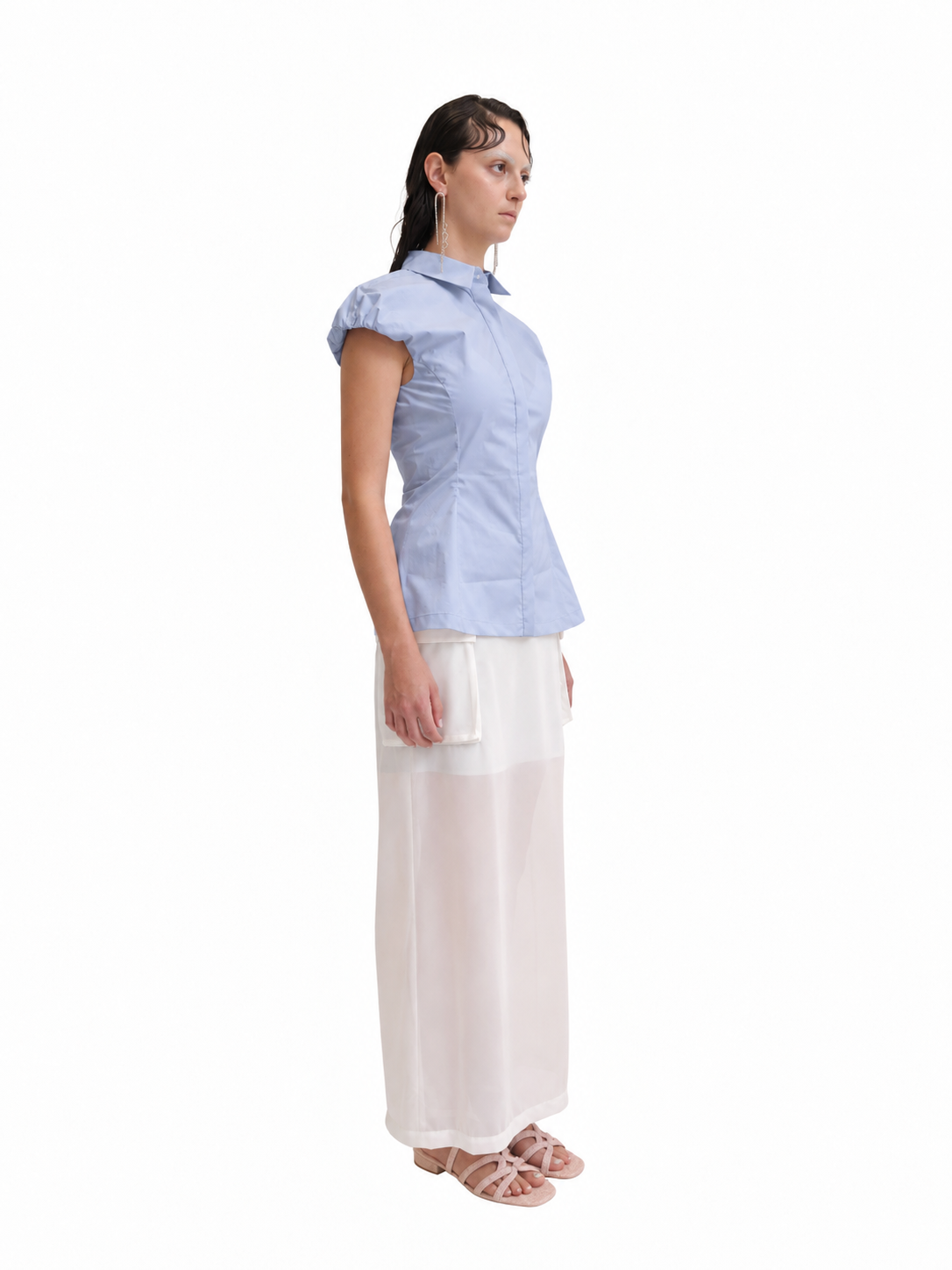 【Pre-Order】Shaped Sleeveless Shirt（BLU）