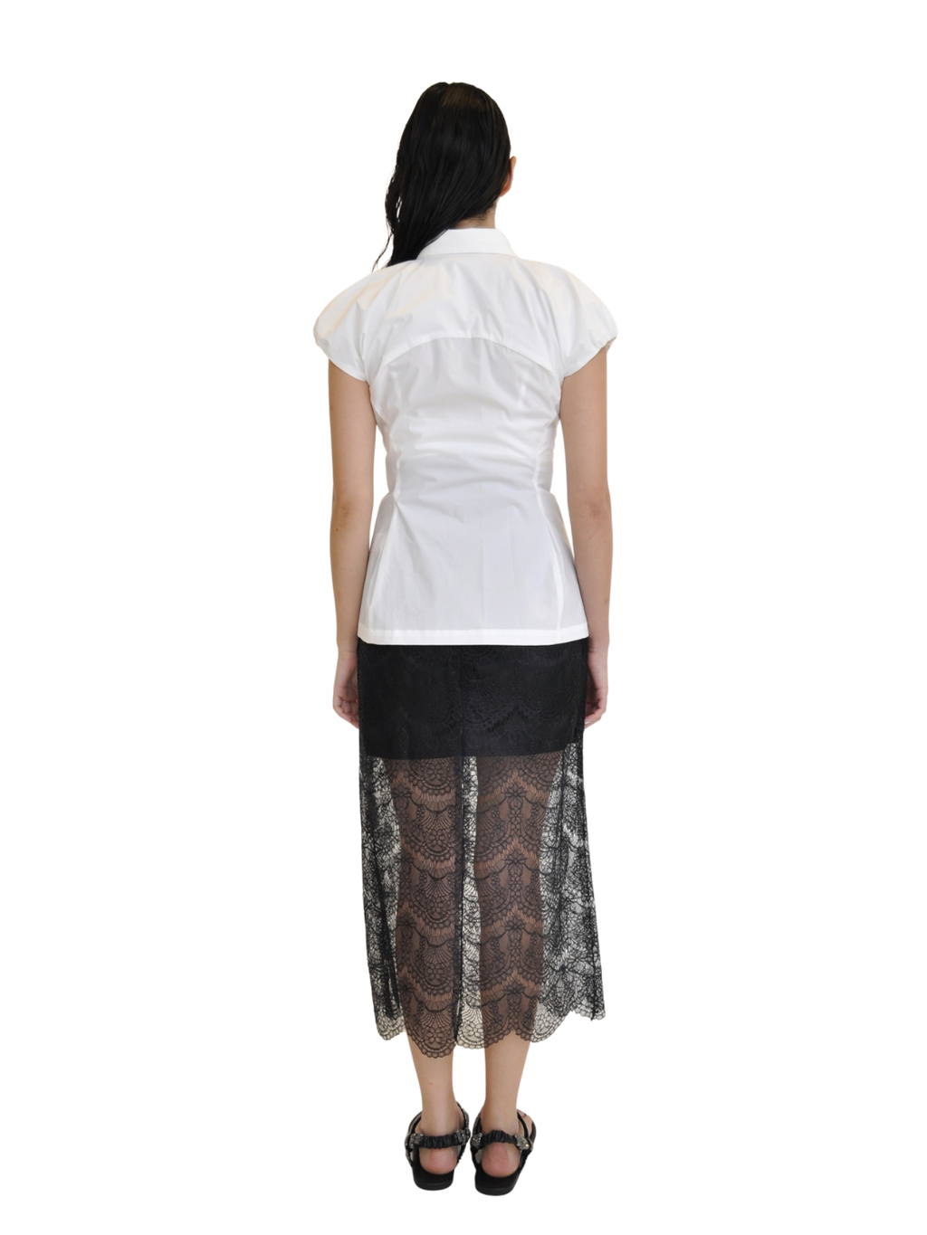 【Pre-Order】Shaped Sleeveless Shirt（WHT）