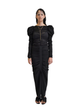 【Pre-Order】Long-Sleeve Puff Top（BLK）